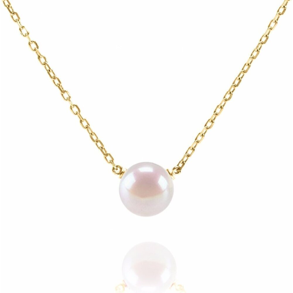 Freshwater Pearl Necklace Gold Women Bridesmaid Jewelry 15cm